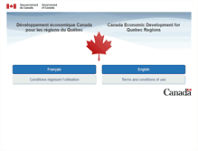 Tablet Screenshot of dec-ced.gc.ca